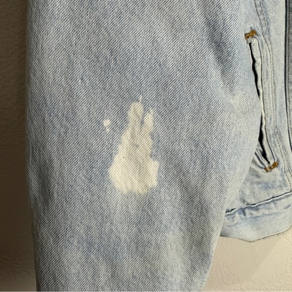 Vintage Levis Denim Sherpa Lined Jacket San Fran Size XL - Picture 3 of 13